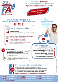 HMI Commune de PRIVAS - 13 octobre 2026