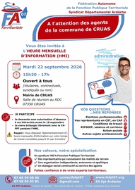 HMI Commune de CRUAS le 22 septembre 2026